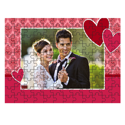 Fényképes ajándéktárgySzerelmes Puzzle - A4 - 120db